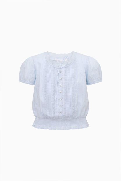 Little Girls Shoreline Cotton Top