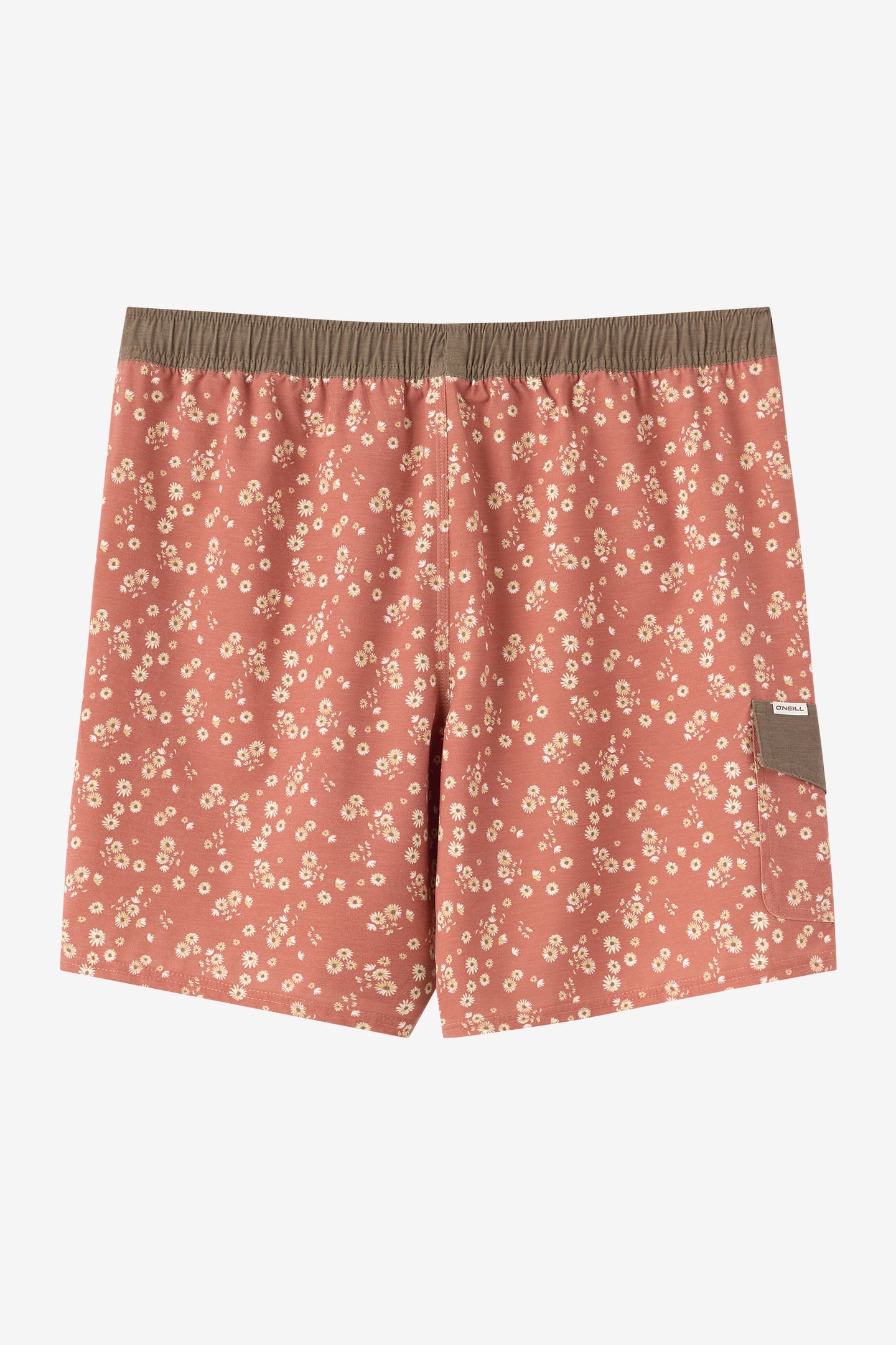 Hermosa Retro 17" Elastic Waist Swim Trunks