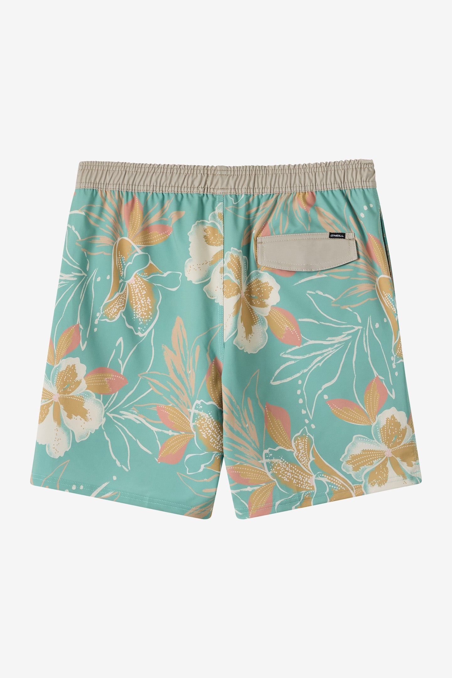 Hermosa Elastic Waist Lined 17" Swim Trunks