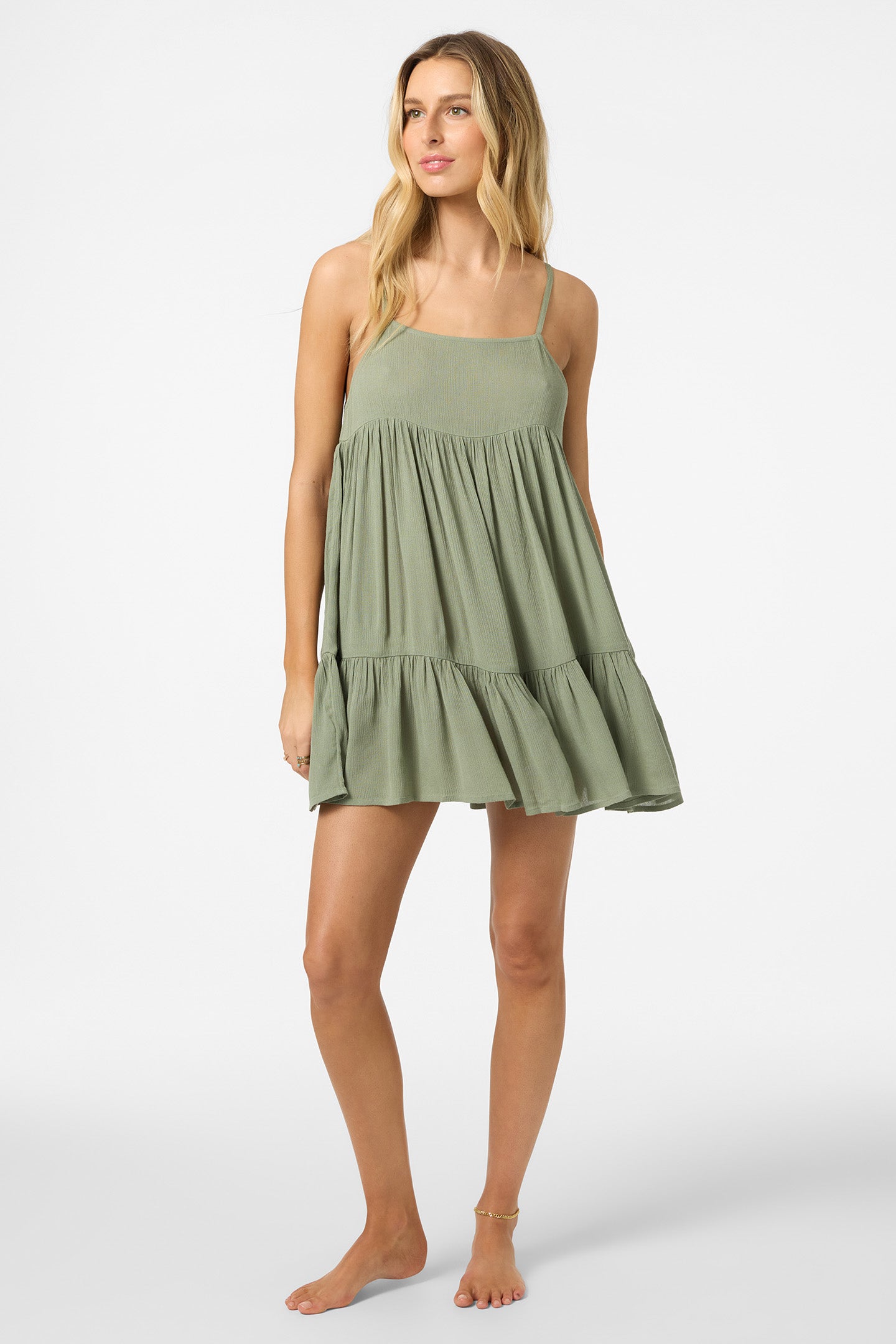 Saltwater Solids Rilee Mini Cover-Up Dress