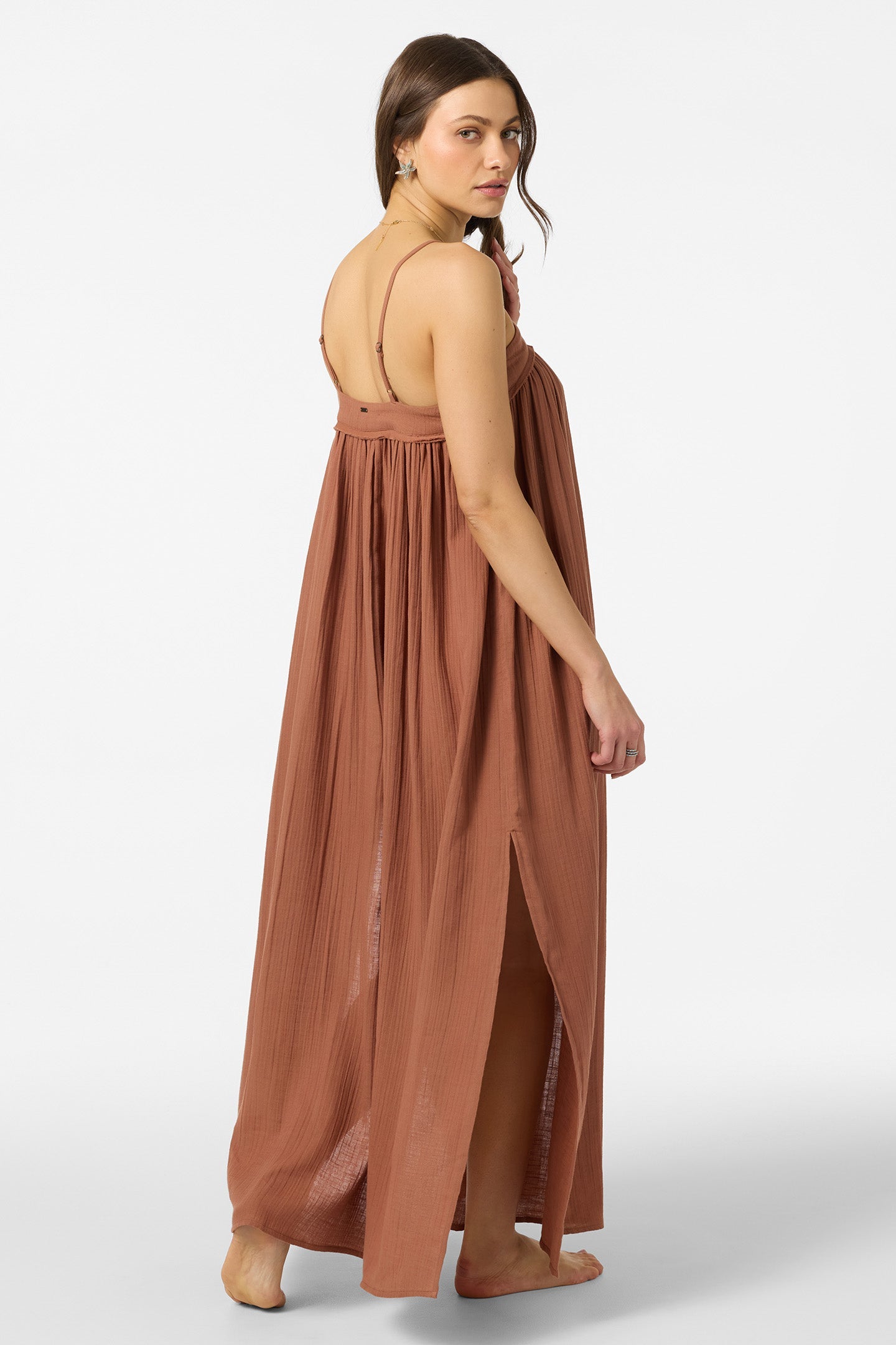 Saltwater Solids Sai Maxi Cover-Up Dress