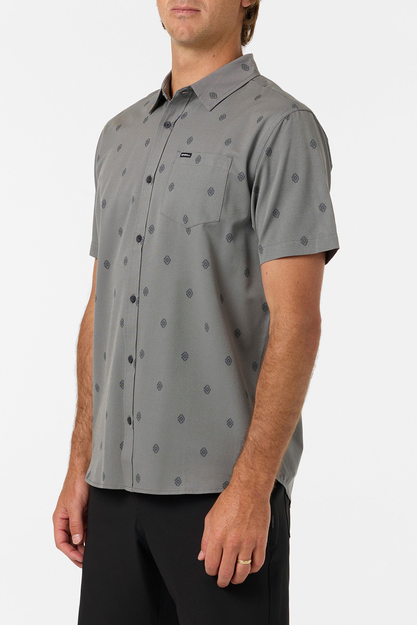 Light Check Geo Standard Fit Shirt