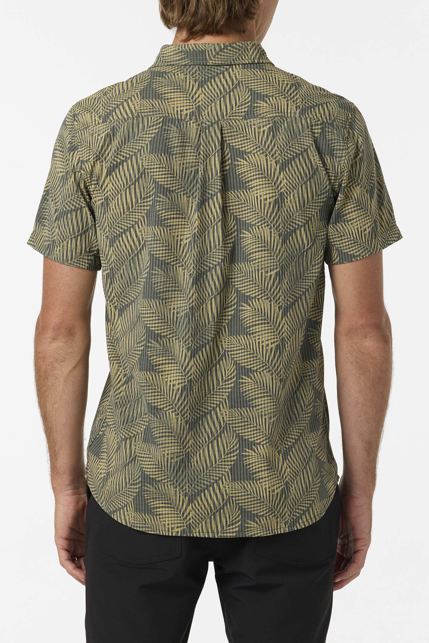 TRVLR Perforated Printed Standard Fit Shirt