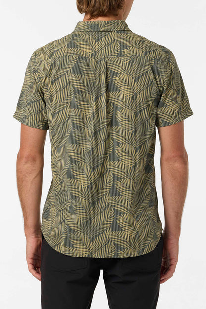 TRVLR Perforated Printed Standard Fit Shirt