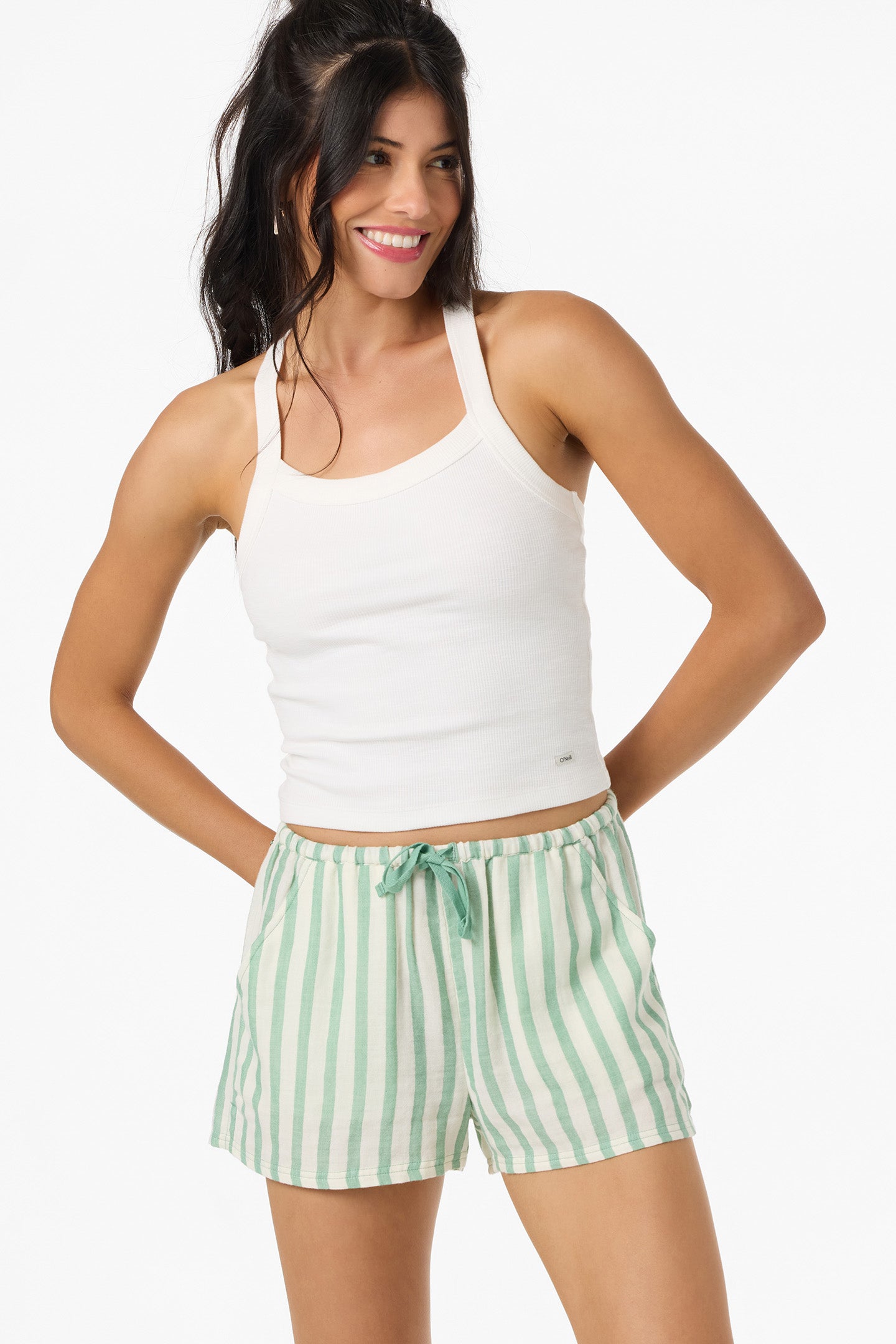 Brenda Stripe Beach Shorts