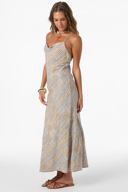 Holly Stripe Midi Dress