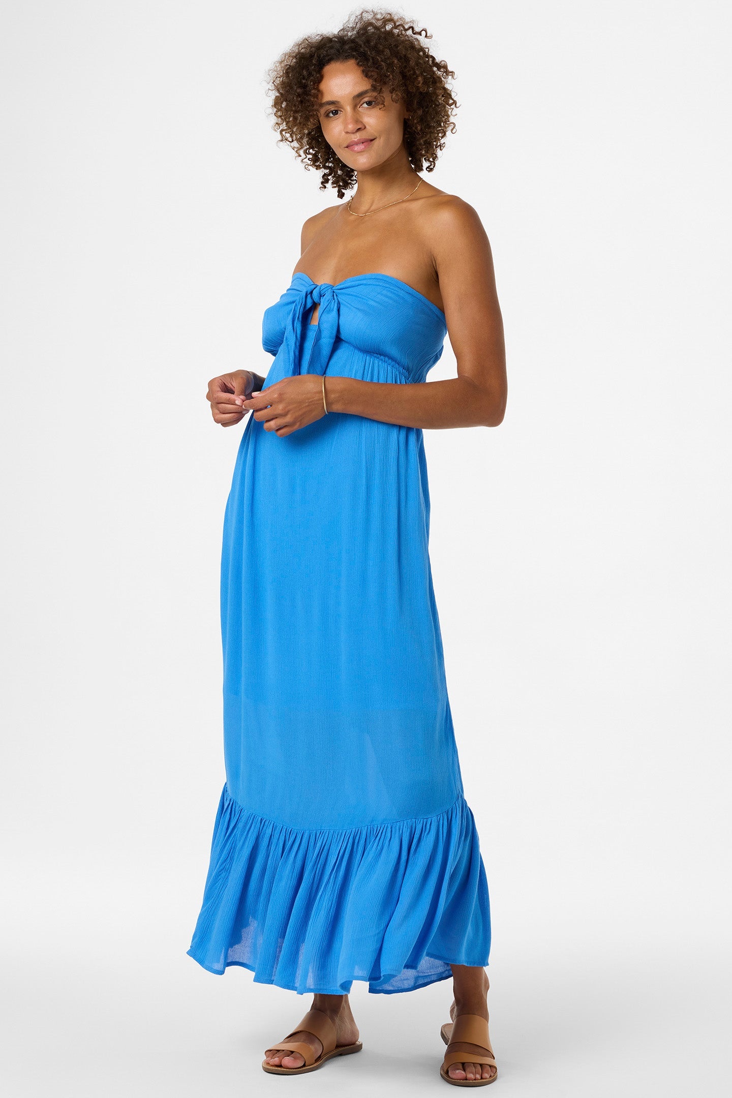 Isadora Solid Maxi Dress