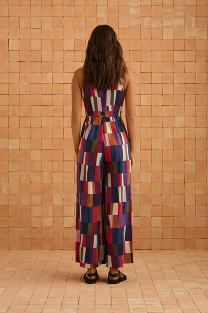 Selma Jumpsuit In Forget Me Not
