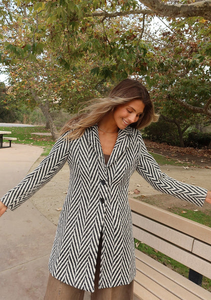 Blair Chevron Coat