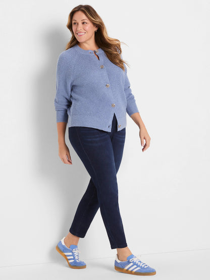 Waffle Tuck Cardigan