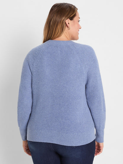 Waffle Tuck Cardigan
