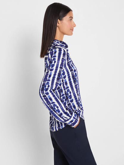 Shibori Stripe Top