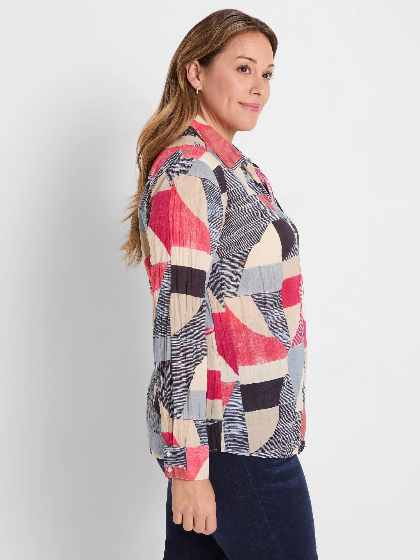 Set Sail Cotton Crinkle Shirt
