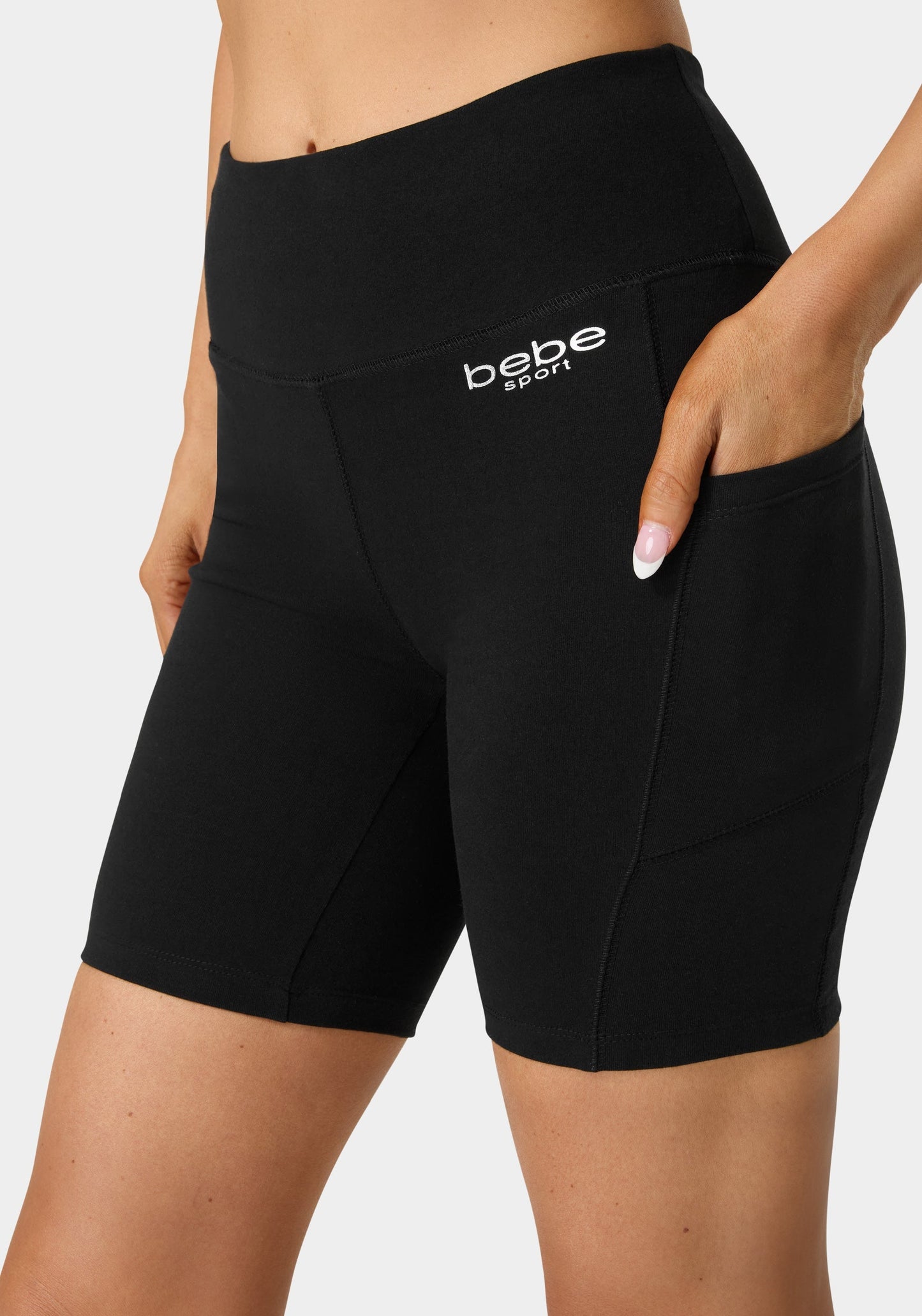 Bebe Cotton Spandex Bike Short