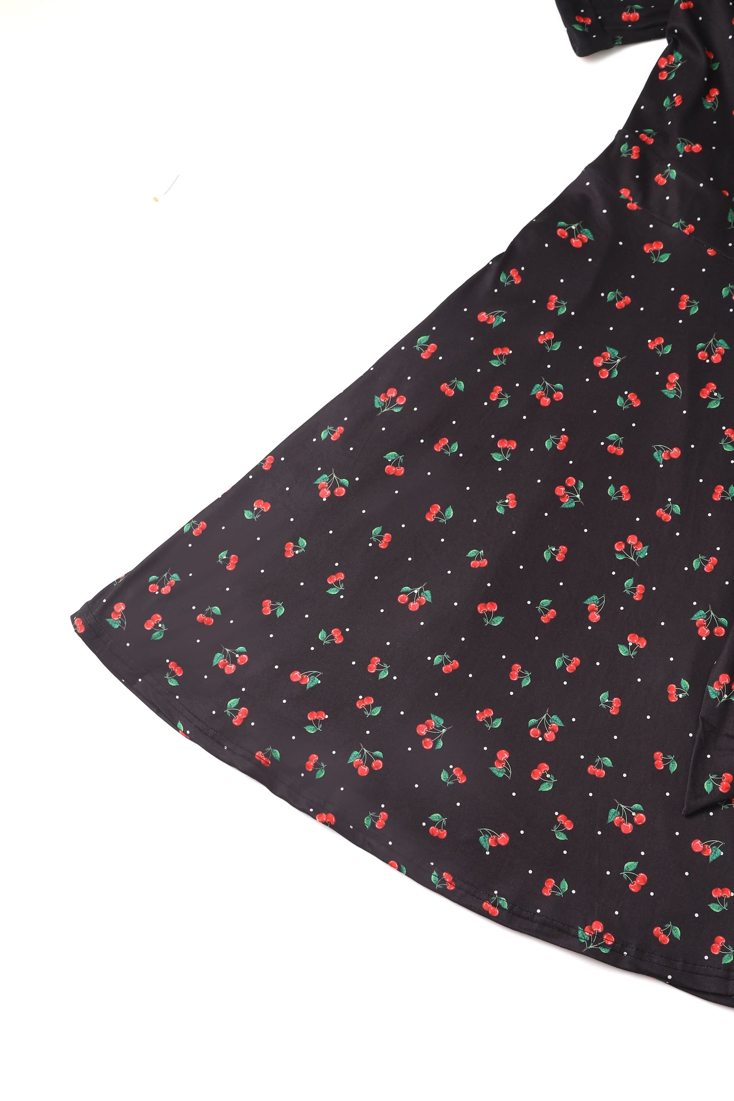Matilda Black Cherry Wrap Dress