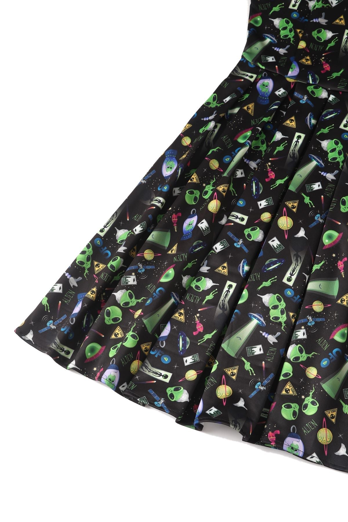 Amanda Black UFO & Alien Swing Dress
