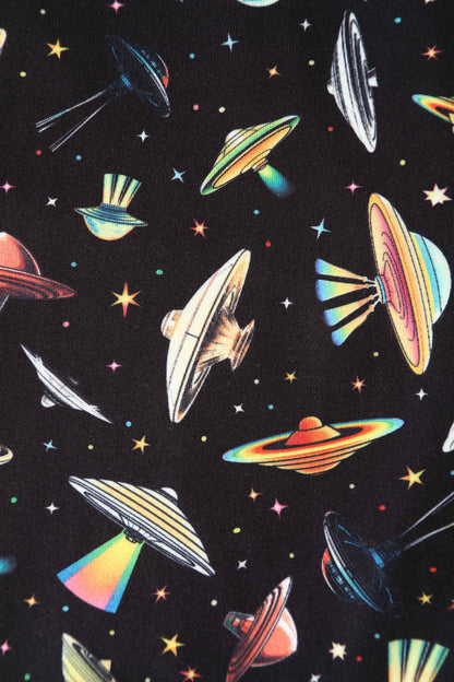 Billie Black UFO Spaceship Flared Dress