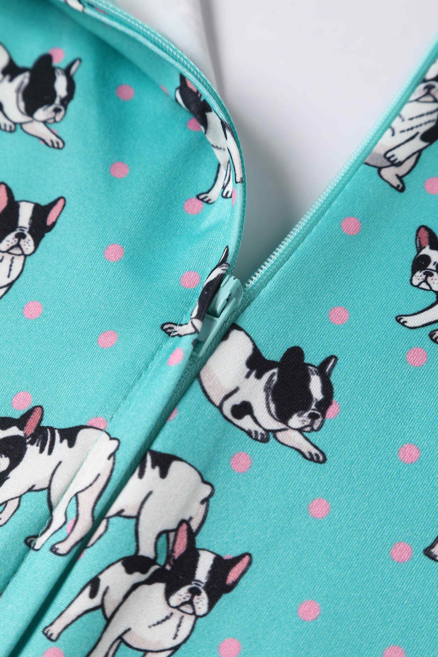 Palma Green Frenchie Short Sleeved Dress