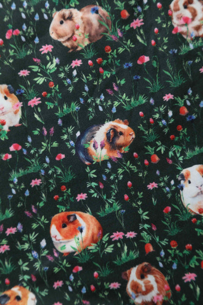 Billie Green Guinea Pig Print Dress