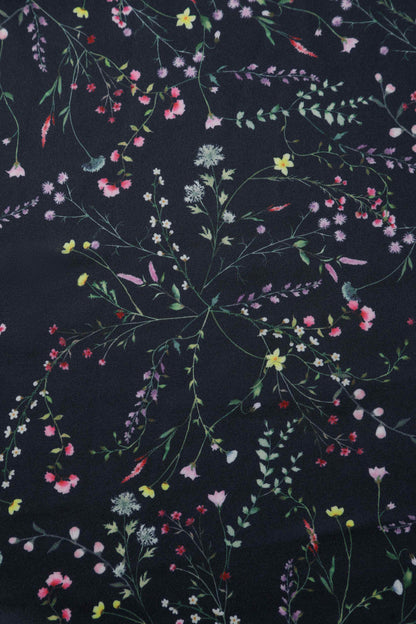 Amanda Navy Blue Meadow Dress
