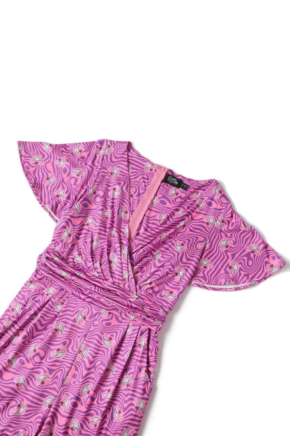 Esther Pink Cheshire Cat Smile Jumpsuit