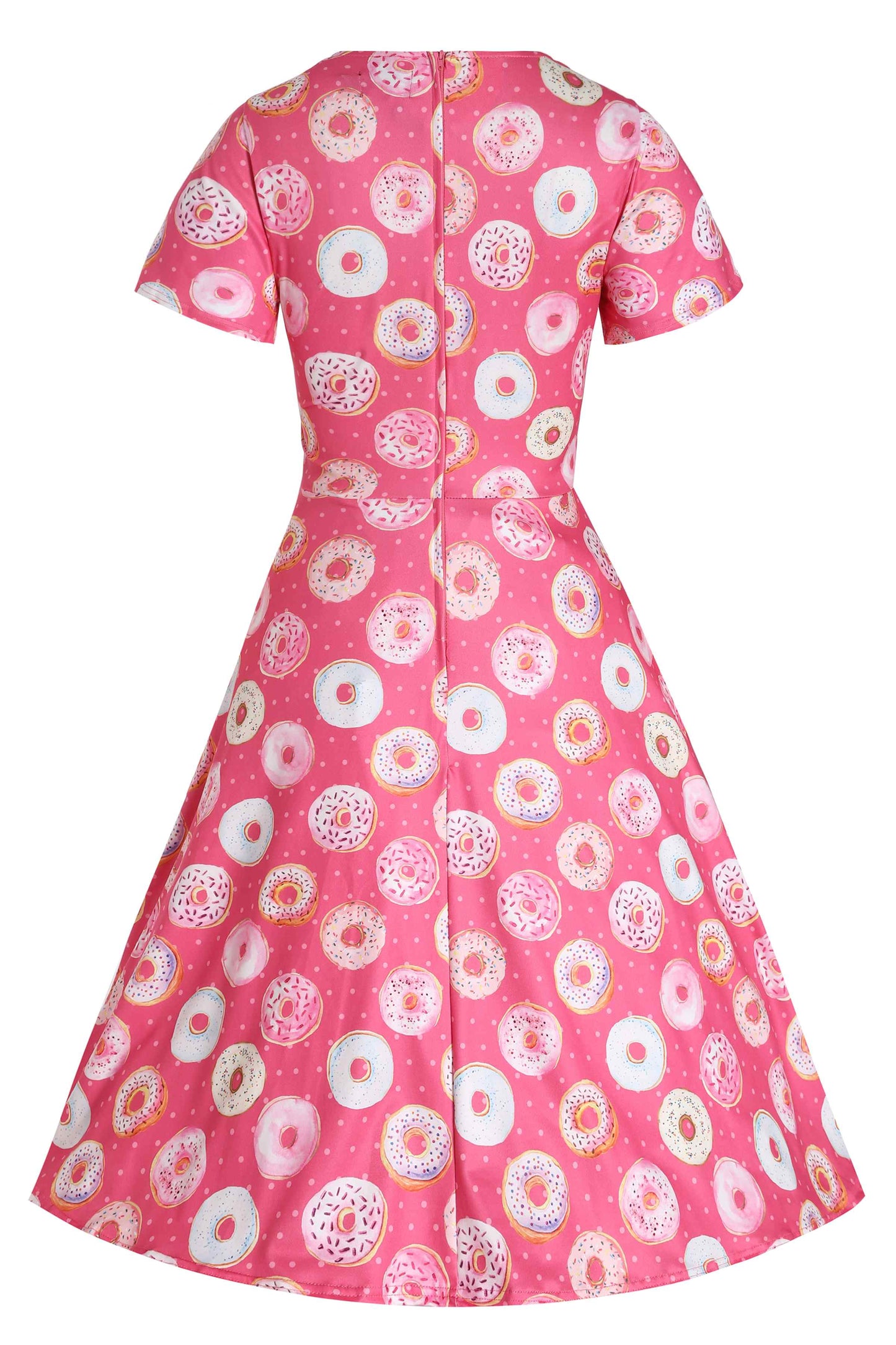 Palma Pink Donut Short Sleeved Dress