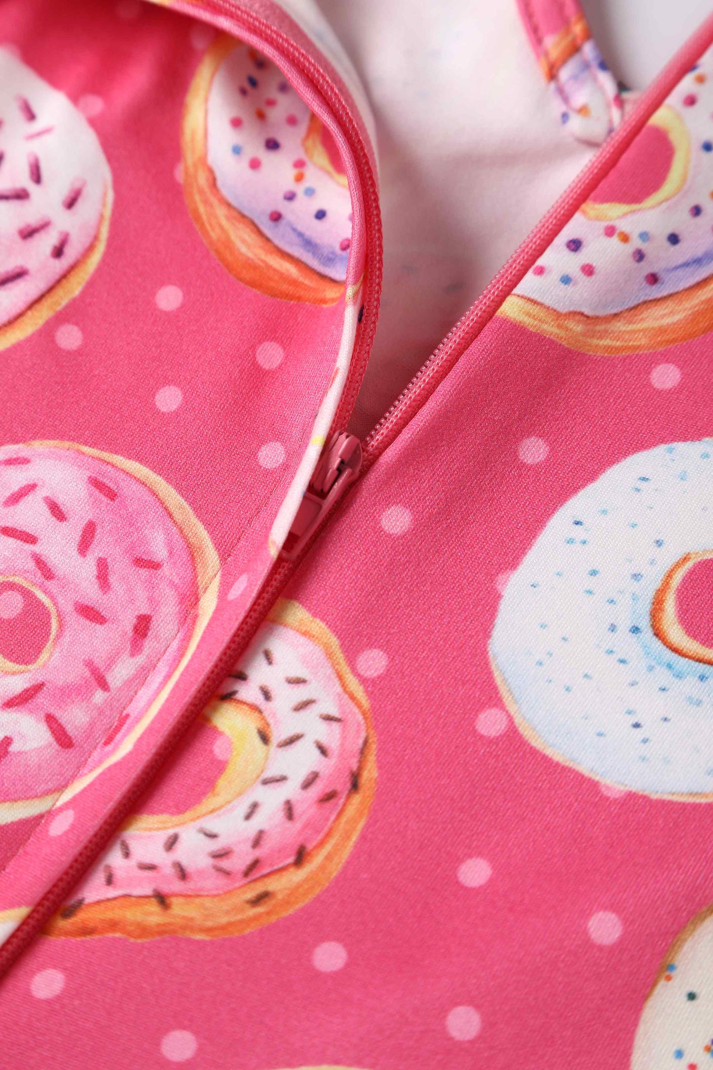 Palma Pink Donut Short Sleeved Dress