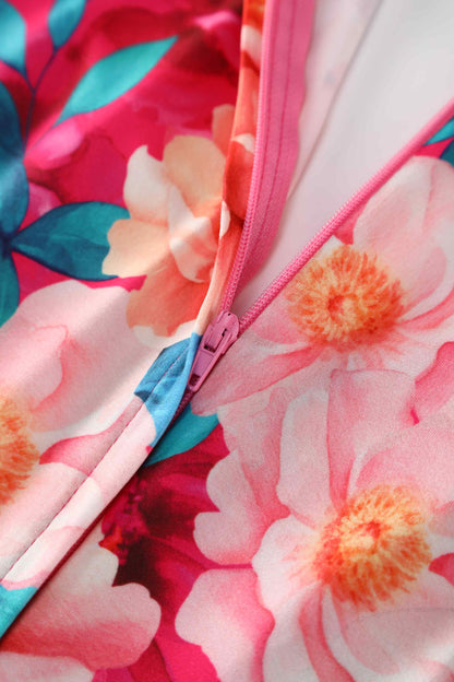 Julia Pink Magnolia Casual Midi Dress