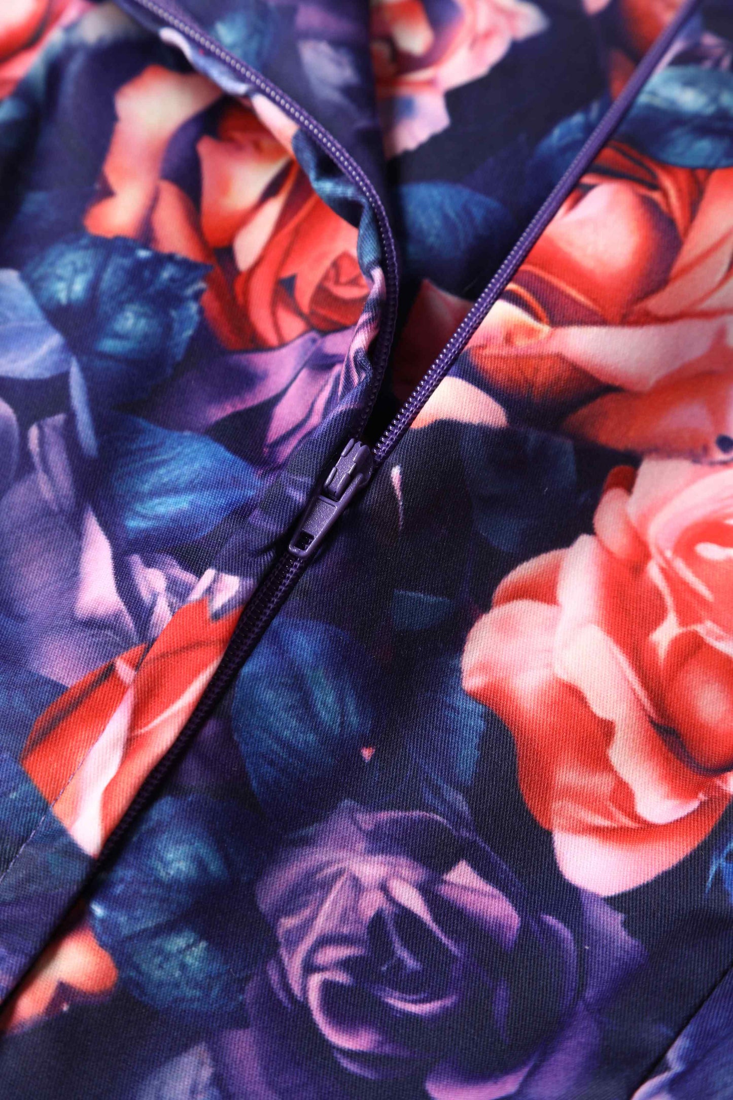 Lily Purple Rose Garden Off Shoulder Dress